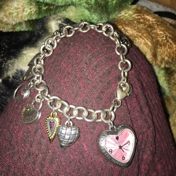 Brighton watch charm bracelet hearts GREAT DEAL - Picture 2 of 8